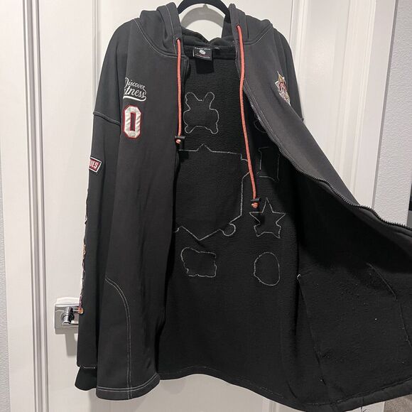 VTG Big Boy Negro Leagues Museum Discover Greatness Patch hoodie Black Men 4XL - Picture 13 of 15